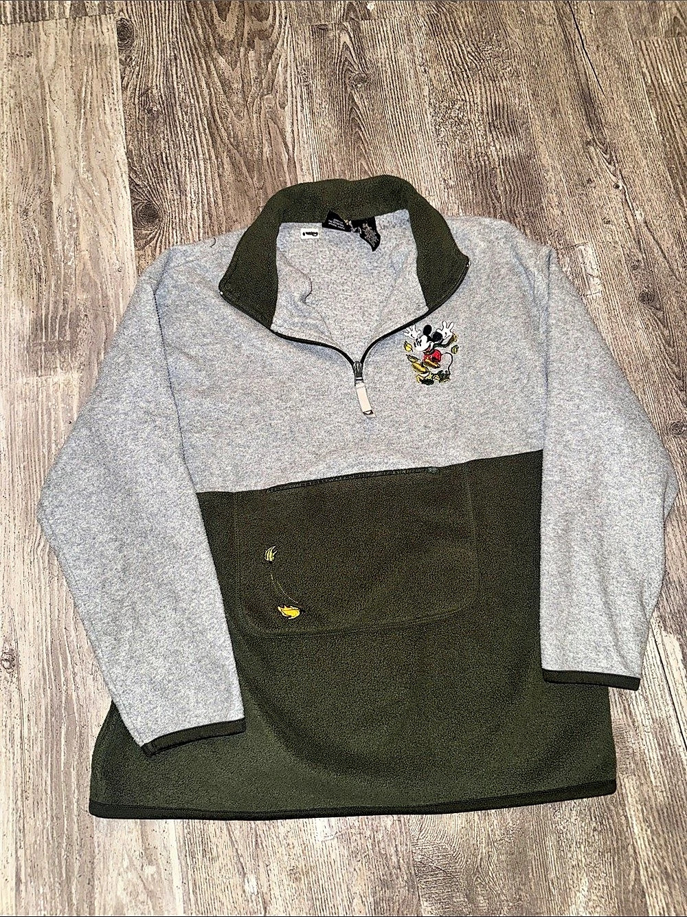 Disney Mickey Unlimited Colorblock Mickey Fleece Pullover